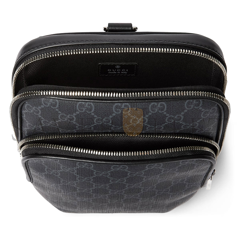 GUCCI GG BLACK SMALL SLINGBAG 822073 (17.5*7*6cm) GUCCI GG BLACK SMALL SLINGBAG 822073 (17.5*7*6cm)